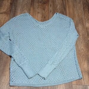 Eesome Sky Blue Crew Neck Sweater Relaxed Boxy Size M/L